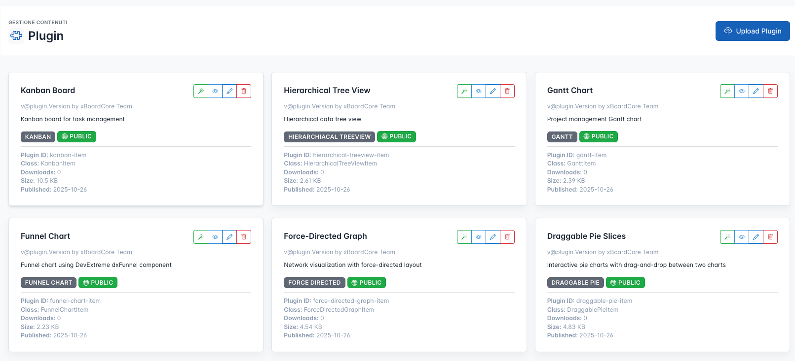 Catalogo Plugin